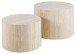 Satztisch >Dice< (2-teilig) in travertin, MDF - 58x40x58cm (BxHxT)