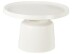 Couchtisch >2301-Groß< "rund" in Weiß, Metall pulverbeschichtet - 43x70cm (HxD)