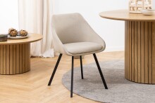 Armlehnstuhl >Nils< (2er-Set) in Beige, Stoff,...