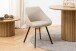 Armlehnstuhl >Nils< (2er-Set) in Beige, Stoff, Stahl - 51,5x78x54,5cm (BxHxT)
