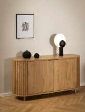 Sideboard >Colima< Wildeiche, Lamelle, MDF -...