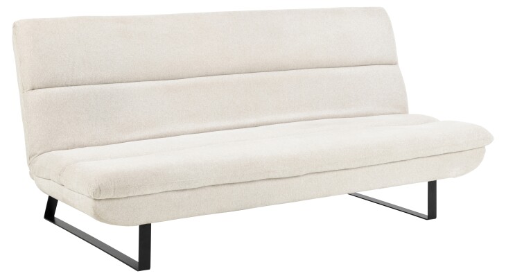 Schlafsofa >Arbonne< in Beige, Stoff - 200x91x124cm (BxHxT)