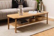 Couchtisch >Banbury< in natürlich, Eiche - 150x42x50cm (BxHxT)