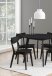 Esszimmerstuhl >Roxby< (2er-Set) in schwarz, Holz - 45x79,5x55cm (BxHxT)