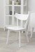 Esszimmerstuhl >Roxby< (2er-Set) in weiss, Holz - 45x79,5x55cm (BxHxT)