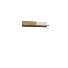 Wandboard >Saitama < in Mauvella Eiche/ Secret grey - 124,8x25,6x21,9cm (BxHxT)