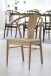 Holzstuhl >Janik< (2er-Set) in Eiche weiss pigmentiert - 54x83x54 (BxHxT)
