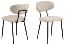 Esszimmerstuhl >Denise< (2er-Set) in Beige -...