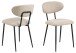 Esszimmerstuhl >Denise< (2er-Set) in Beige - 43,5x78,5x53 (BxHxT)