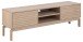 TV-Board >Linley< in Eiche weiss pigmentiert, MDF - 160x50x40cm (BxHxT)