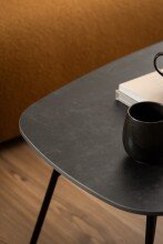 Couchtisch >Caracas< in schwarz, keramisch -...