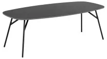 Couchtisch >Caracas< in schwarz, keramisch - 120x41x60cm (BxHxT)