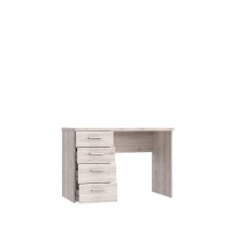 Schreibtisch >NET106< mit 4 Schubladen, in Sandeiche Dekor - 110x76,5x60cm (BxHxT)