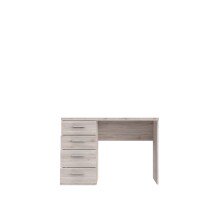 Schreibtisch >NET106< mit 4 Schubladen, in Sandeiche Dekor - 110x76,5x60cm (BxHxT)