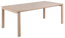 Esstisch >Linley< in Eiche weiss pigmentiert, MDF -...