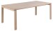 Kulissen-Esstisch >Linley< in Eiche weiss pigmentiert, MDF - 200x75x100 (BxHxT)