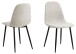 Esszimmerstuhl >Celia< (4er-Set) in Grau, Stoff - 44x86x54cm (BxHxT)