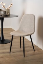 Esszimmerstuhl >Celia< (4er-Set) in Beige, Stoff -...