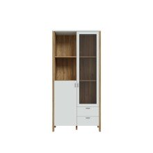 Vitrine >Saitama < mit 2 Schubladen und Türen,...