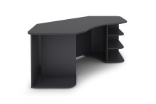 Gamingtisch >THANATOS< mit Ablagefächern, in Anthrazit 198 x 76 x 85 cm (BxHxT)