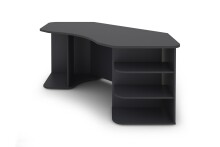Gamingtisch >THANATOS< mit Ablagefächern, in Anthrazit 198 x 76 x 85 cm (BxHxT)