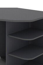 Gamingtisch >THANATOS< mit Ablagefächern, in Anthrazit 198 x 76 x 85 cm (BxHxT)