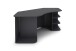 Gamingtisch >THANATOS< mit Ablagefächern, in Anthrazit 198 x 76 x 85 cm (BxHxT)