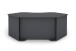 Gamingtisch >THANATOS< mit Ablagefächern, in Anthrazit 198 x 76 x 85 cm (BxHxT)