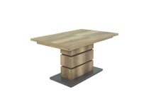 Säulen-Esstisch >BEA< mit Auzug in...