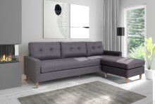 Ecksofa >ATLANTA< rechts/links montierbar, in...
