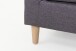 Ecksofa >ATLANTA< rechts/links montierbar, in dunkelgrau aus Webstoff 218 x 78,5 x 144 cm (BxHxT)