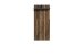 Garderobenpaneel >BEN< mit Ablage und 2 Haken, in Old-Wood-Optik 60 x 136 x 27 cm (BxHxT)
