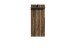 Garderobenpaneel >BEN< mit Ablage und 2 Haken, in Old-Wood-Optik 60 x 136 x 27 cm (BxHxT)