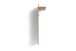 Garderobenpaneel >JAKOB< mit Ablage und 2 Haken, in Eiche-Optik 48 x 140 x 28 cm (BxHxT)