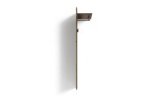 Garderobenpaneel >JAKOB< mit Ablage und 2 Haken, in Old-Wood-Optik 48 x 140 x 28 cm (BxHxT)