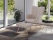 Sessel >UTA< in Sandfarben aus Webstoff 72 x 97 x 80 cm (BxHxT)