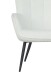 Sessel >UTA< in Off White aus Bouclé-Stoff 72 x 97 x 80 cm (BxHxT)