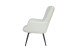 Sessel >UTA< in Off White aus Bouclé-Stoff 72 x 97 x 80 cm (BxHxT)
