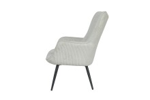 Sessel >UTA< in Off White aus Grob-Cord 72 x 97 x 80 cm (BxHxT)