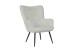Sessel >UTA< in Off White aus Grob-Cord 72 x 97 x 80 cm (BxHxT)