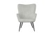 Sessel >UTA< in Off White aus Grob-Cord 72 x 97 x 80 cm (BxHxT)