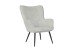 Sessel >UTA< in Off White aus Grob-Cord 72 x 97 x 80 cm (BxHxT)