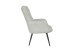 Sessel >UTA< in Off White aus Grob-Cord 72 x 97 x 80 cm (BxHxT)
