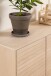 Sideboard >Linley< mit 4 Türen, in Eiche weiss, MDF - 180x80x40cm (BxHxT)