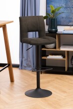 Barhocker >Sylvia< (2er-Set) in anthrazit - 41,5x115x52 (BxHxT)