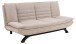 Schlafsofa >Faith< in Beige, Stoff, Stahl - 196x91x98cm (BxHxT)