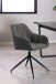 Armlehnstuhl >Brooke< mit Drehfunktion, in Grau, Stoff - 57x82x54,5cm (BxHxT)