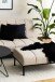 Sitzhocker >Caix< in Beige, Stoff - 100x41x61cm (BxHxT)