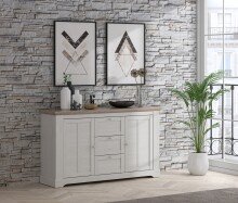 Sideboard >ILOPPA< mit 3 Schubladen und 2...