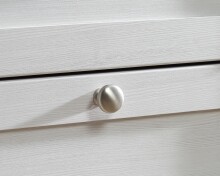 Sideboard >ILOPPA< mit 3 Türen und 3 Schubladen, in Nelson / Schnee Eiche Dekor - 204,7x92,5x44,3cm (BxHxT)